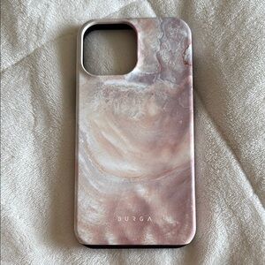 iPhone 13 Pro Max burga Pink Marble Phone Case